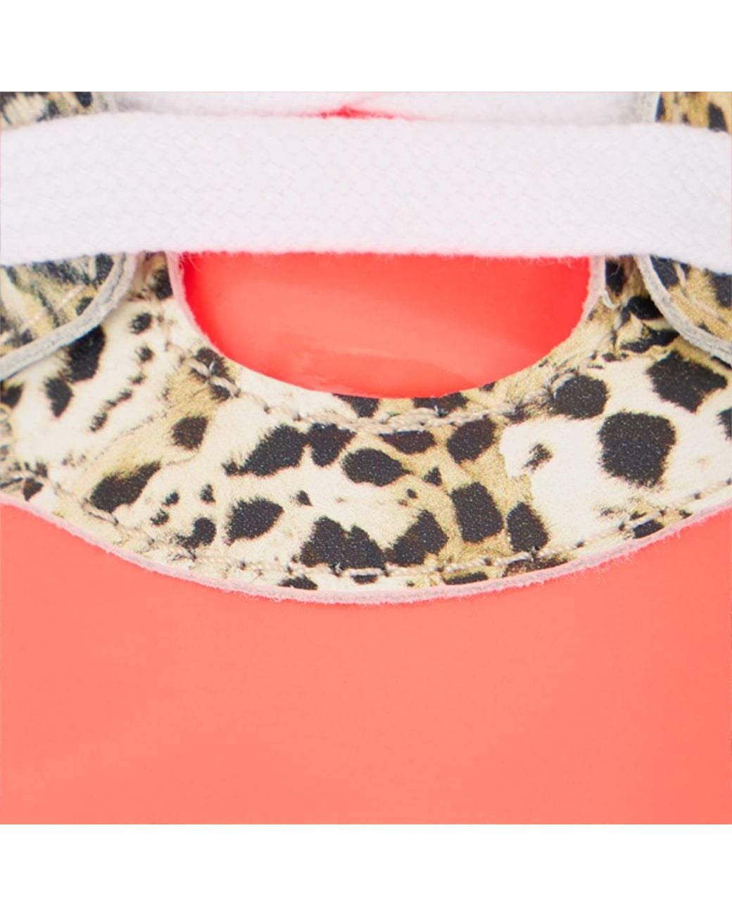 Roberto Cavalli Pink Leather Sneakers With Leopard Print