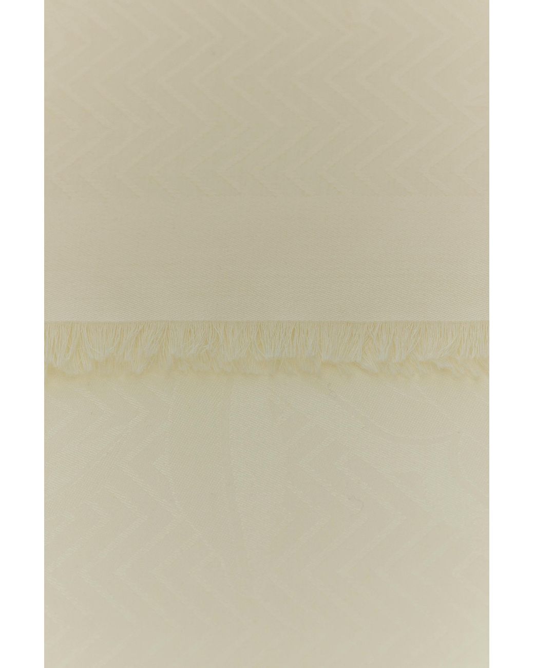 Roberto Cavalli Natural Jacquard Shawl With Mirror Snake Monogram