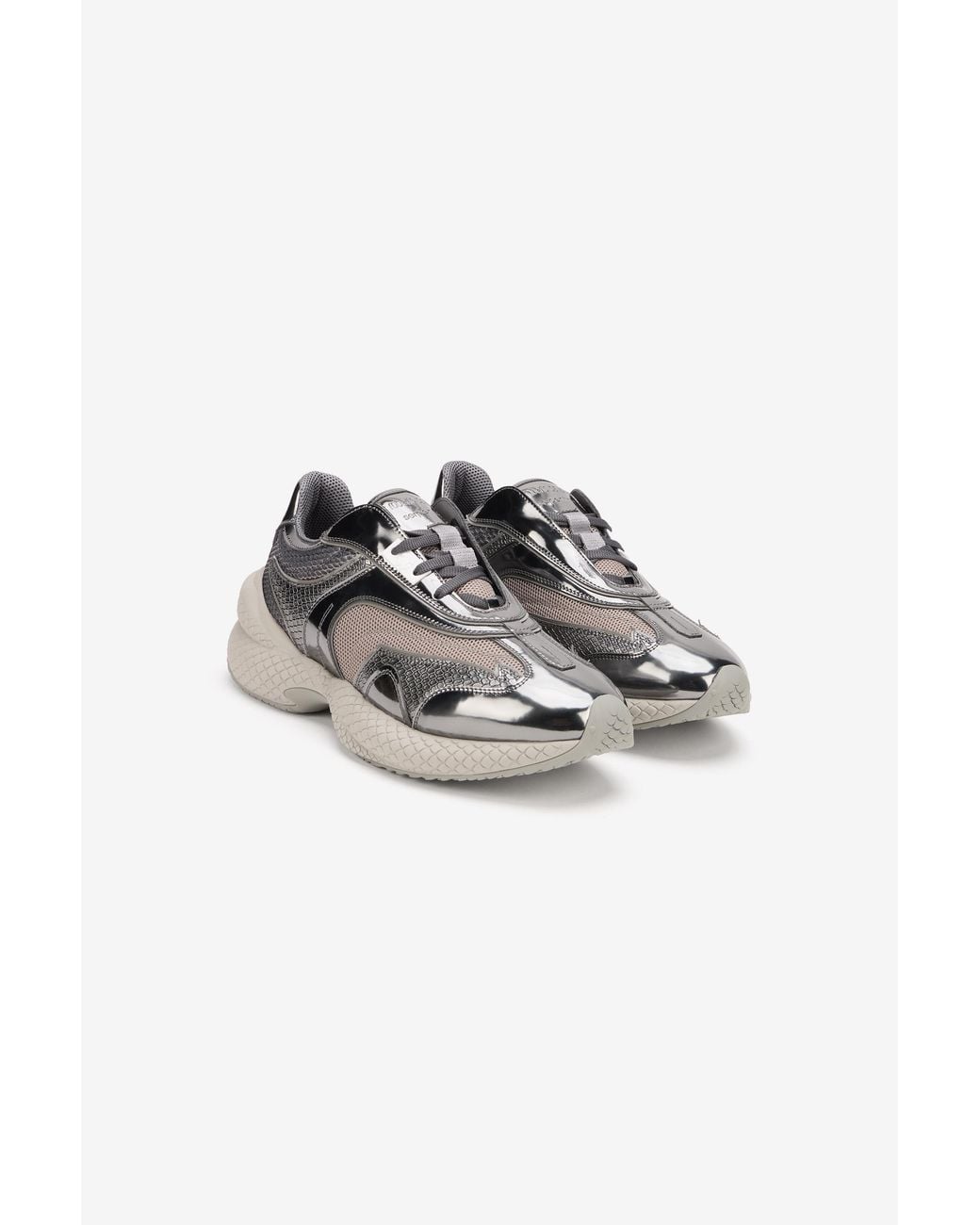 Roberto Cavalli Multicolor Leather Chunky Sneaker for men