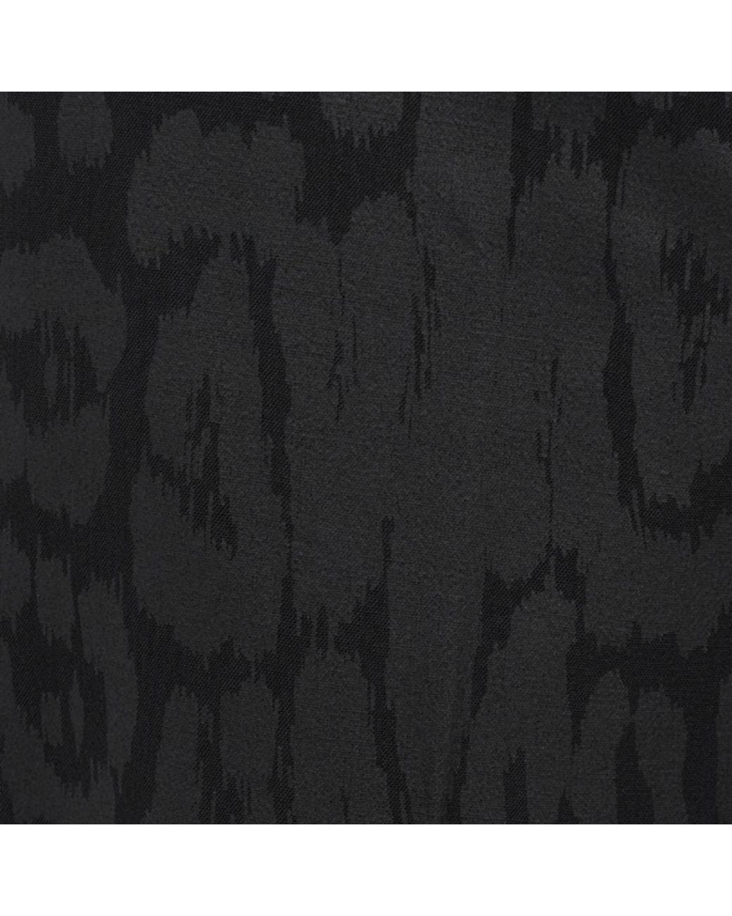 Roberto Cavalli Black Plain Print Trousers