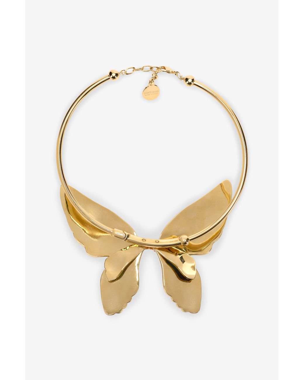 Roberto Cavalli White Butterfly Necklace