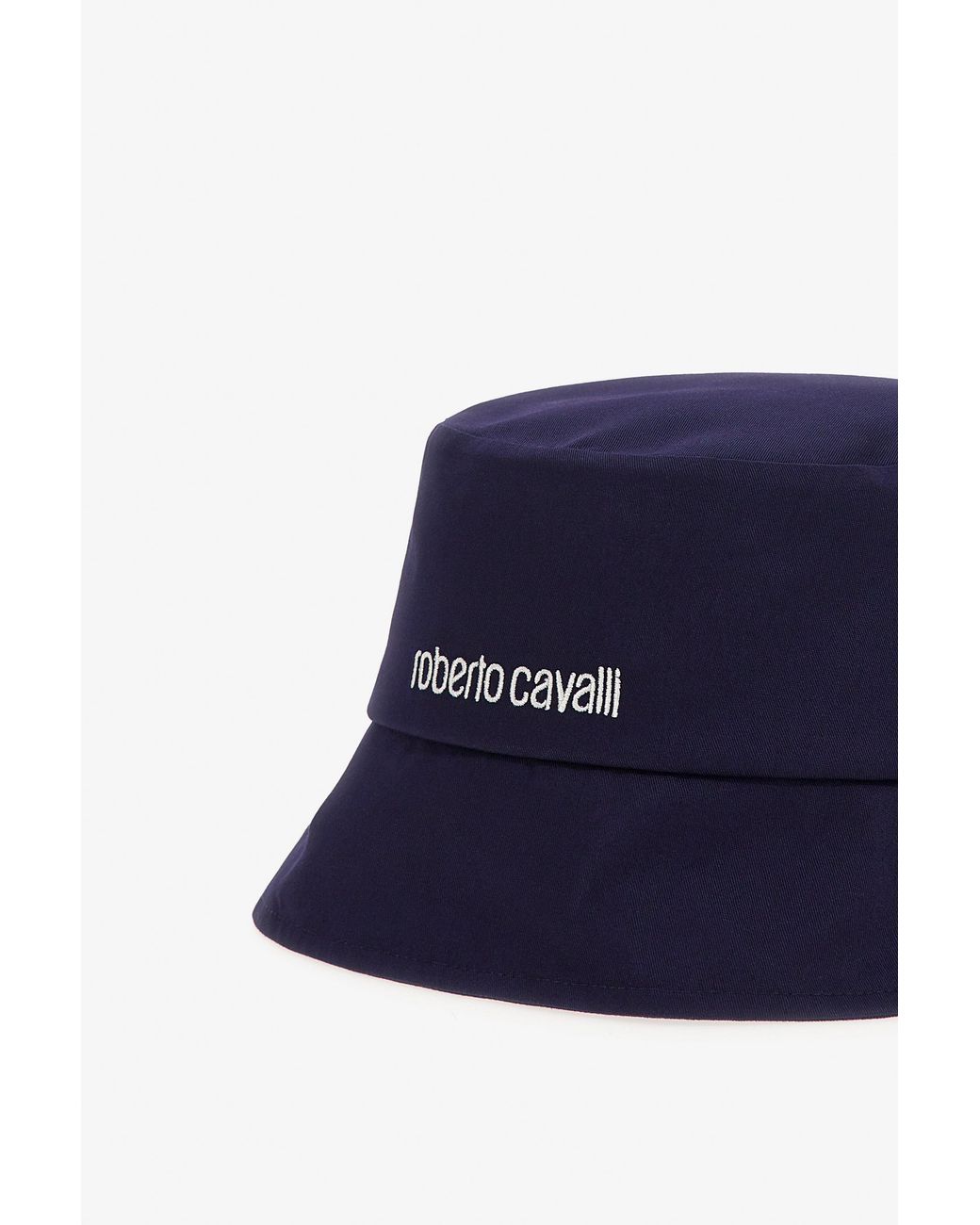 Roberto Cavalli Blue Cap With Logo