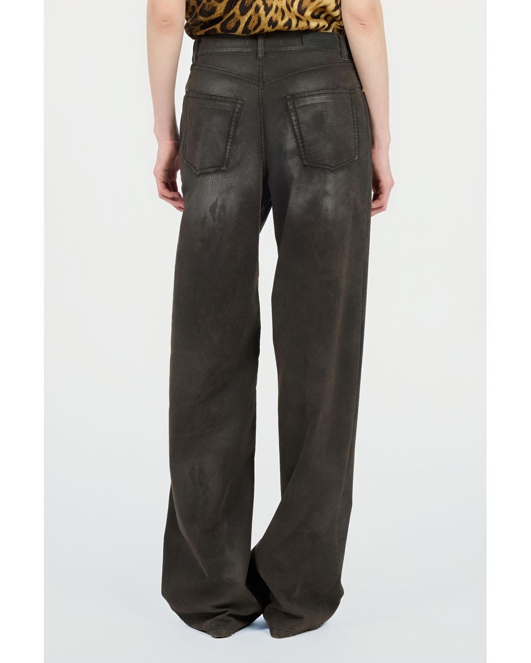 Roberto Cavalli Black Loose-Fit Jeans