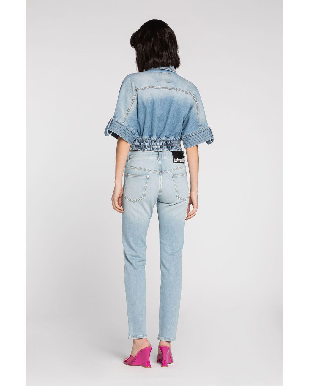 Roberto Cavalli Blue Just Cavalli Straight-Leg Jeans