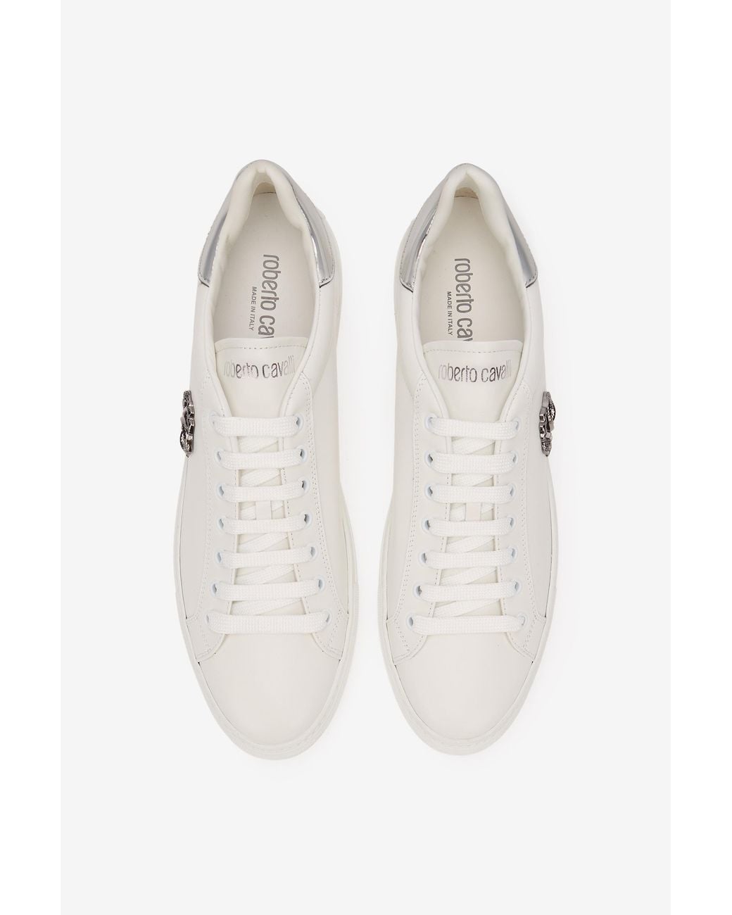 Roberto Cavalli Multicolor Sneaker With Monogram Rc for men