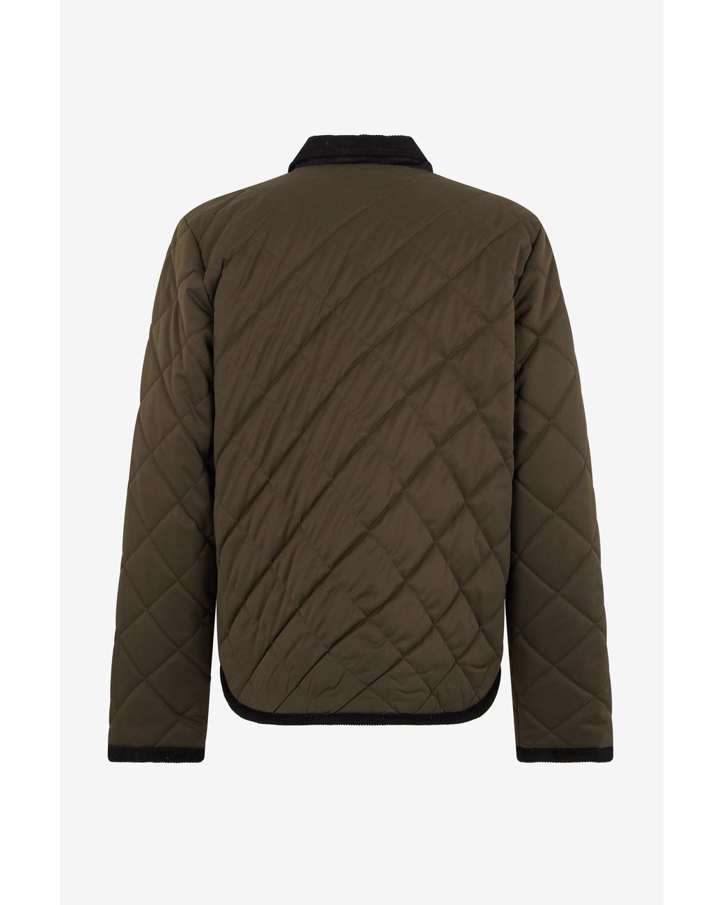 Roberto Cavalli Green Dark Jacket Husky Quilted for men