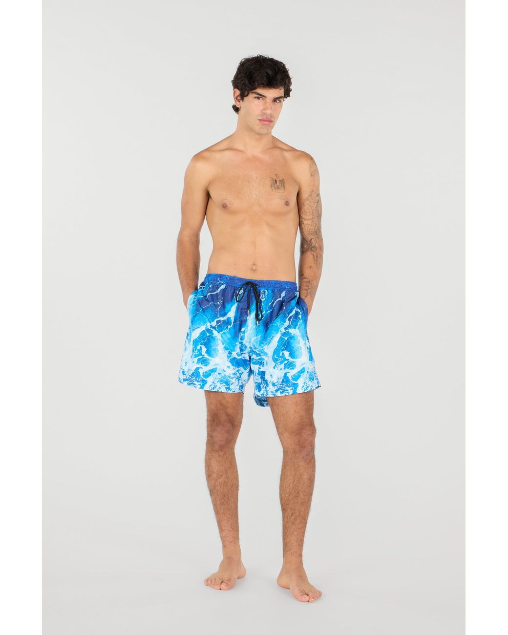 Roberto Cavalli Blue Swimsuit for men