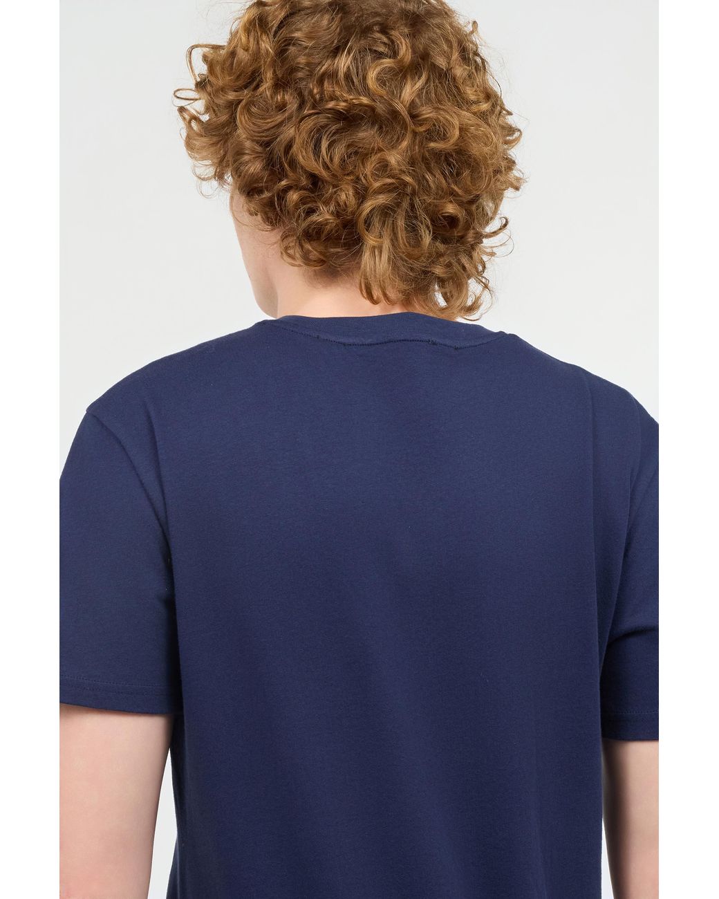 Roberto Cavalli Blue Cotton T-Shirt With Logo for men