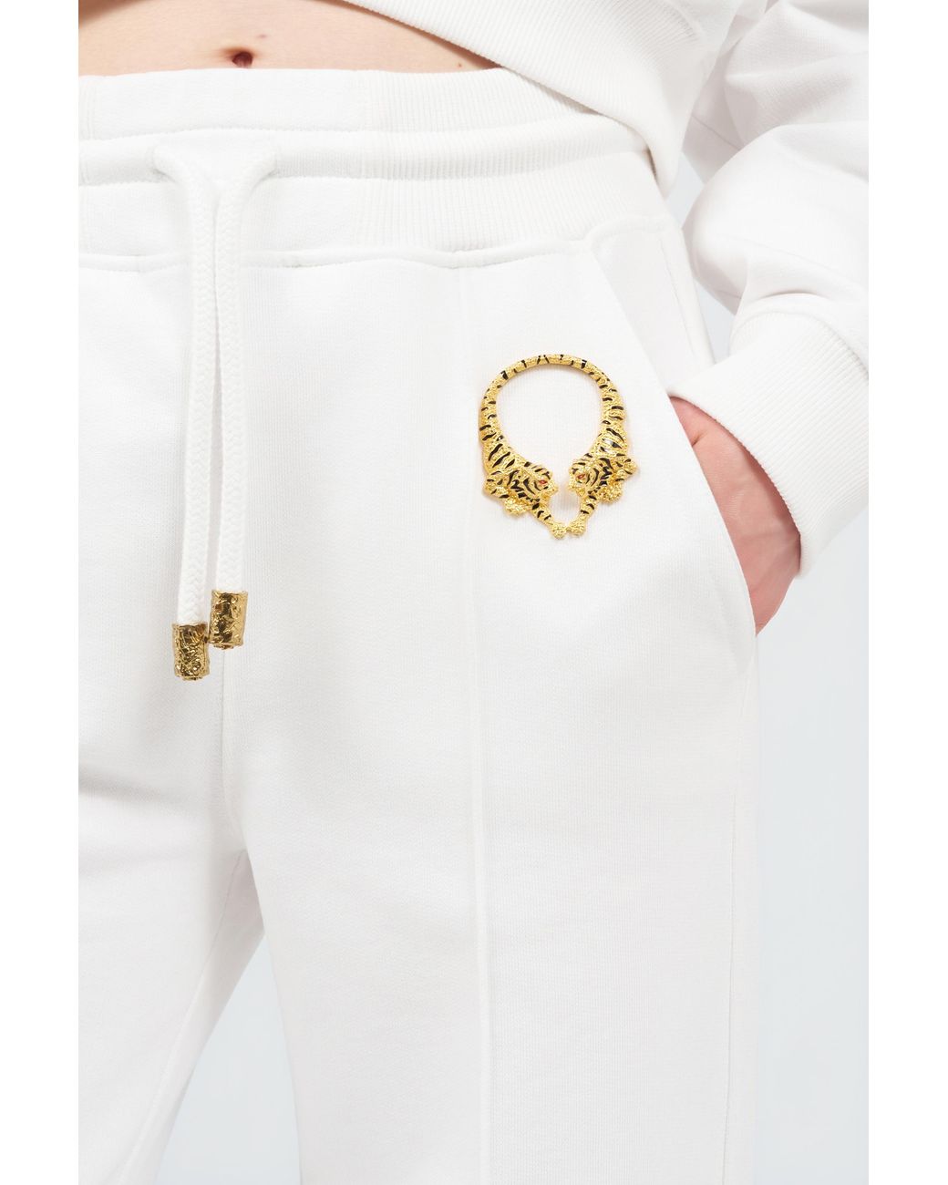 Roberto Cavalli White Roar Trousers