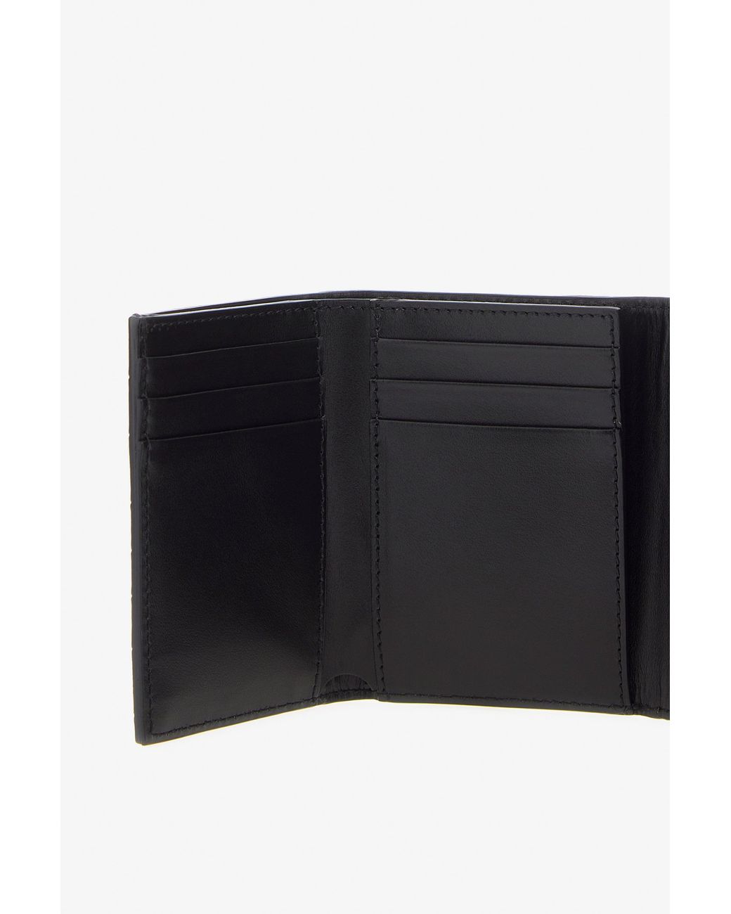 Roberto Cavalli Black Croc-Effect Wallet