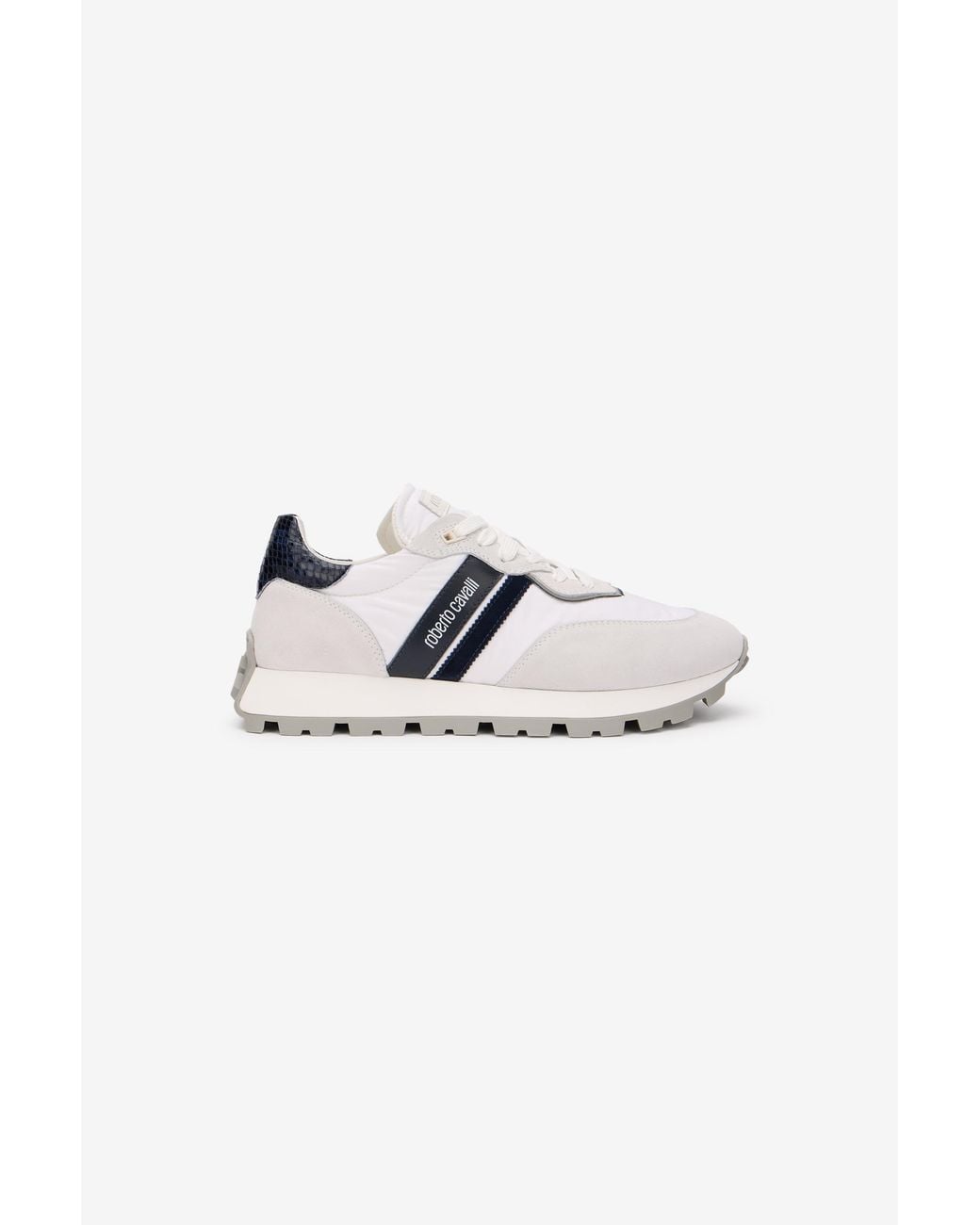 Roberto Cavalli Multicolor Sneakers With Rc Logo for men
