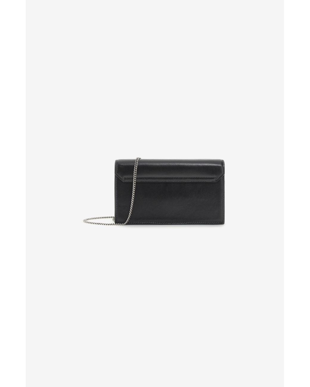 Roberto Cavalli Black Mirror Snake Shoulder Bag