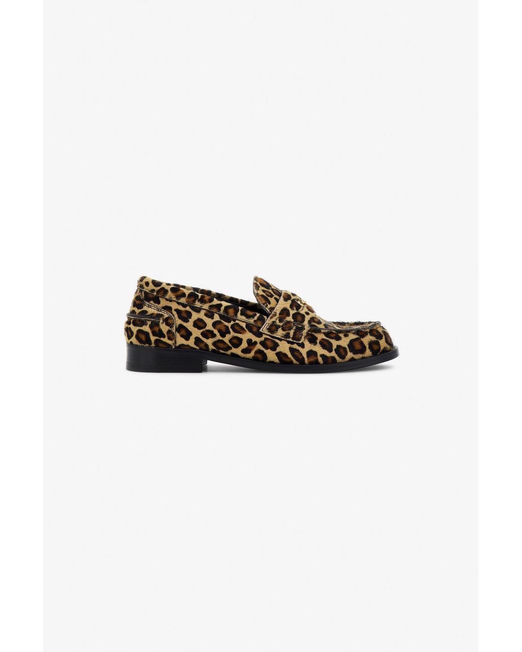 Roberto Cavalli Brown Jaguar Print Mocassins