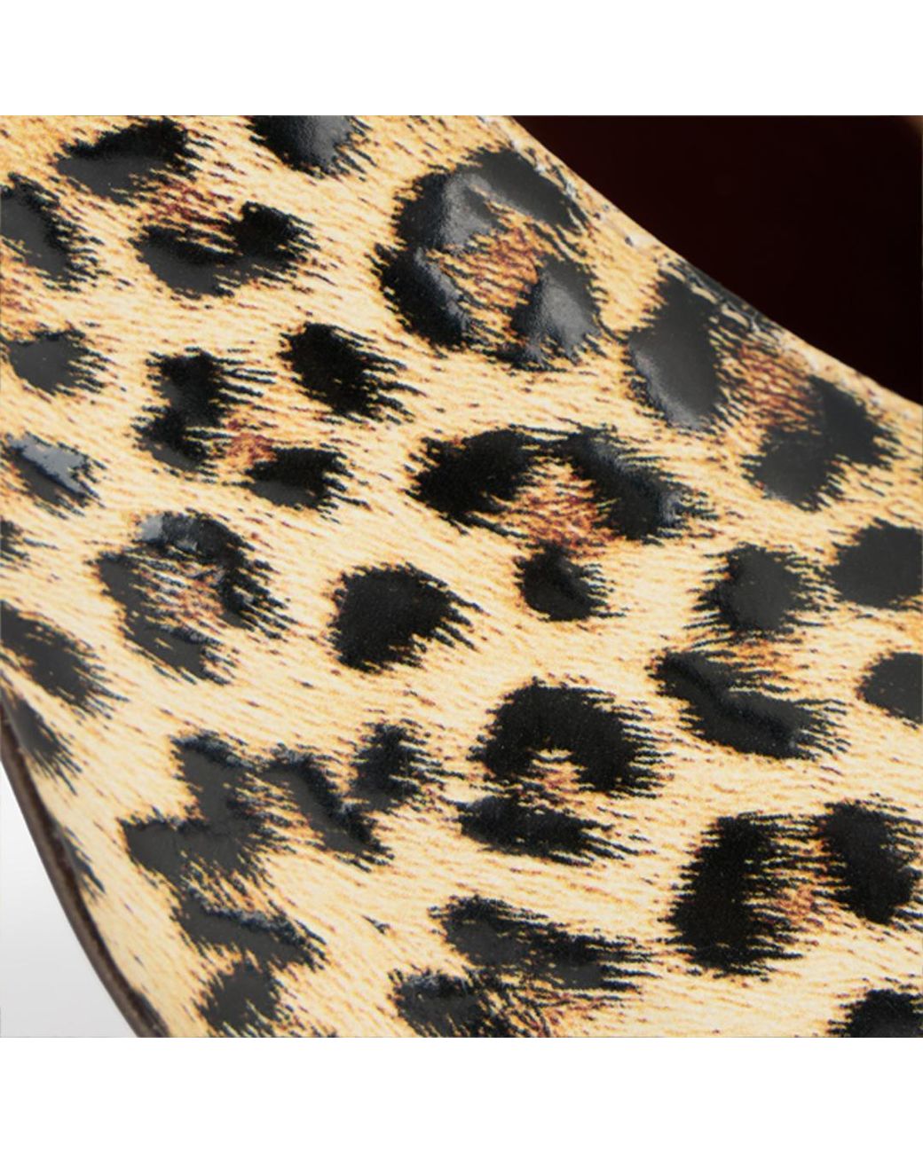 Roberto Cavalli Brown Animal-Print Leather Pumps With Snake Detail