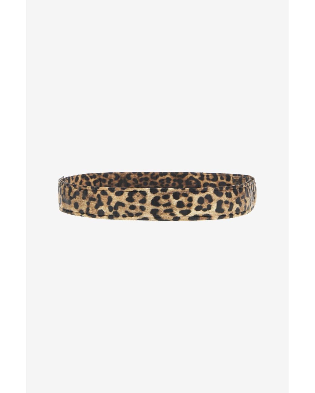 Roberto Cavalli Multicolor Leopard Print Headband