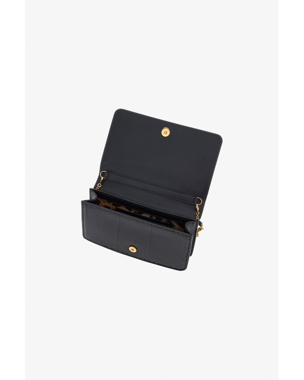 Roberto Cavalli Black Rc Logo Bag