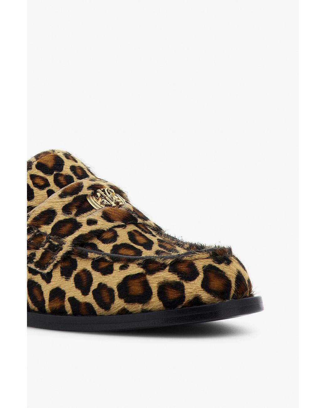 Roberto Cavalli Brown Jaguar Print Mocassins