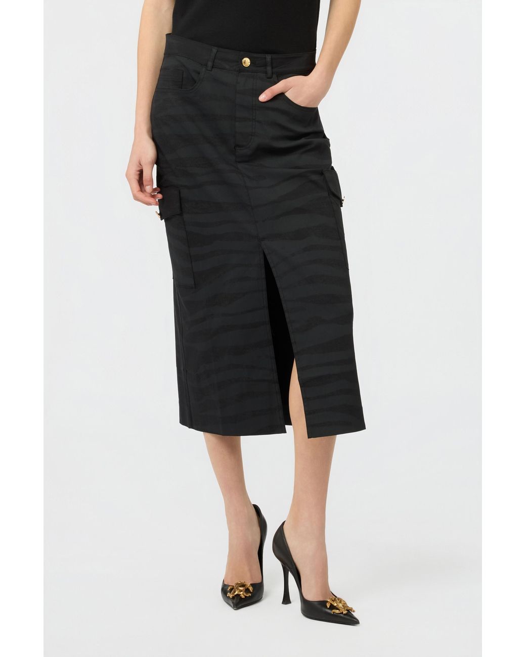 Roberto Cavalli Black Skirt