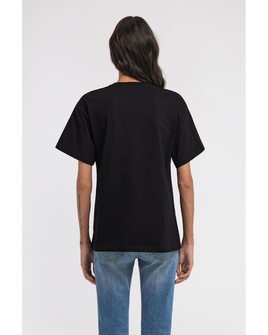 Roberto Cavalli Black Rc Logo T-Shirt
