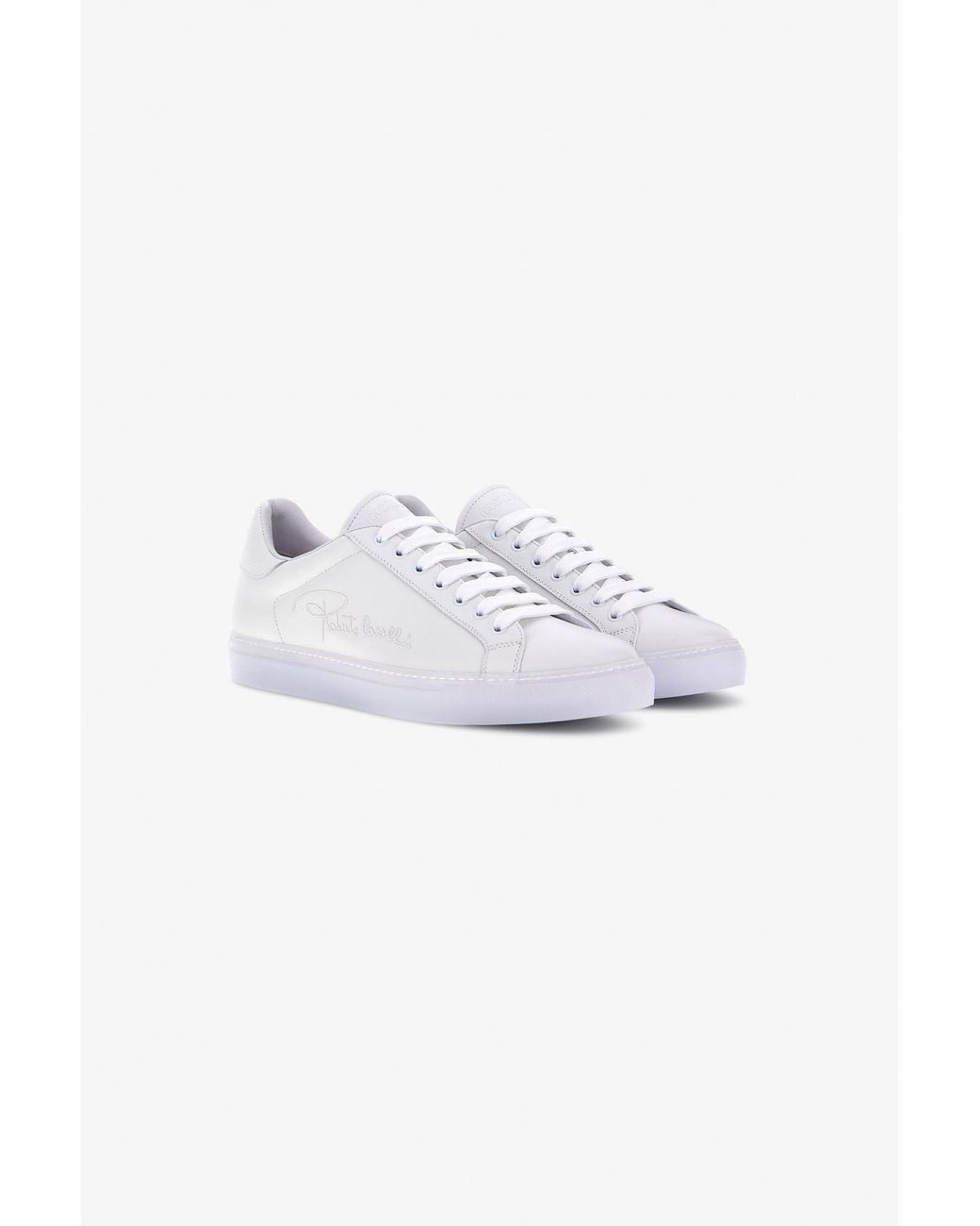 Roberto Cavalli White Rc Logo Sneakers for men