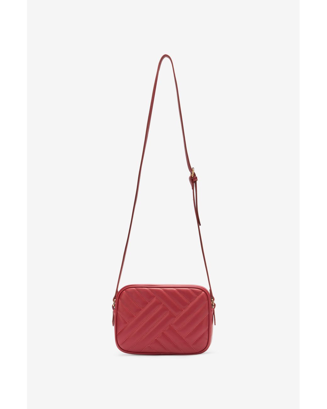 Roberto Cavalli Red Bag With Cavalli Class Chain Shoulder Strap