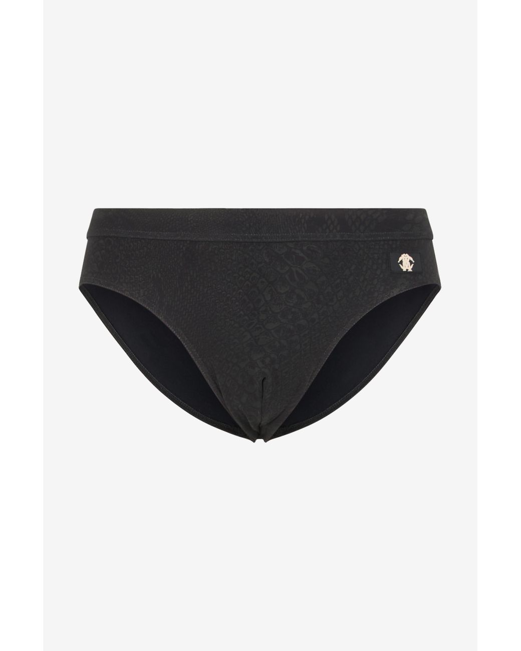 Badeslip Mit Print Python Roberto Cavalli de hombre de color Black