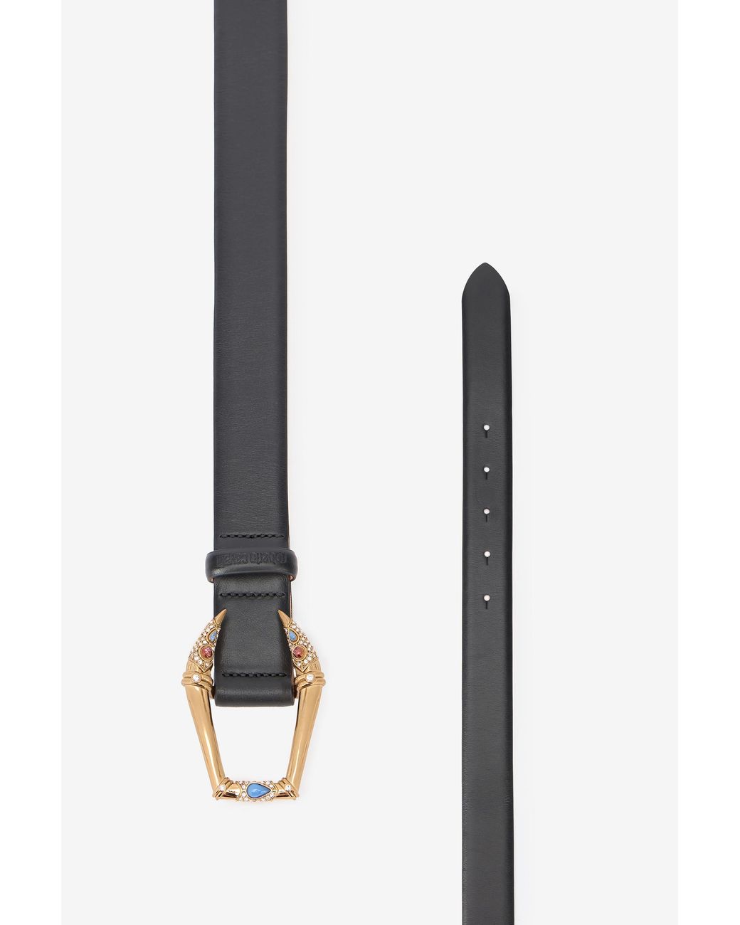 Roberto Cavalli Multicolor Belt With Jeweled Buckle
