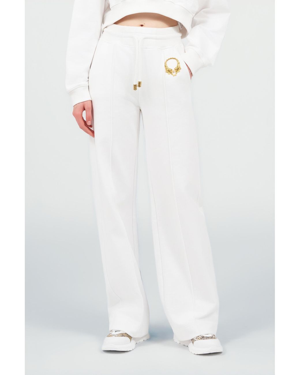 Roberto Cavalli White Roar Trousers