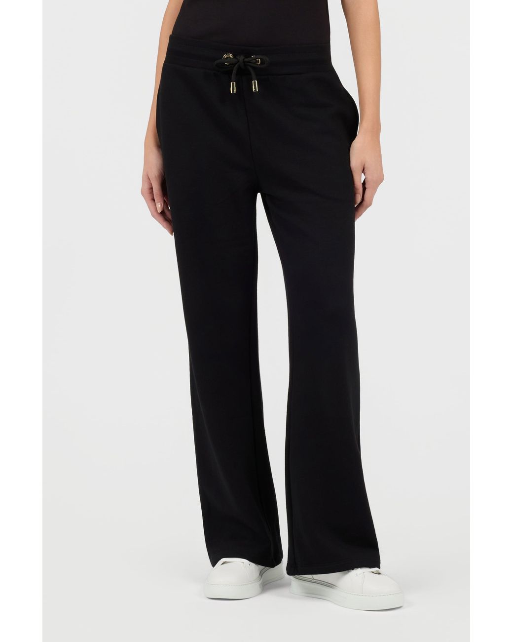 Roberto Cavalli Black Trousers Drawstring Waist