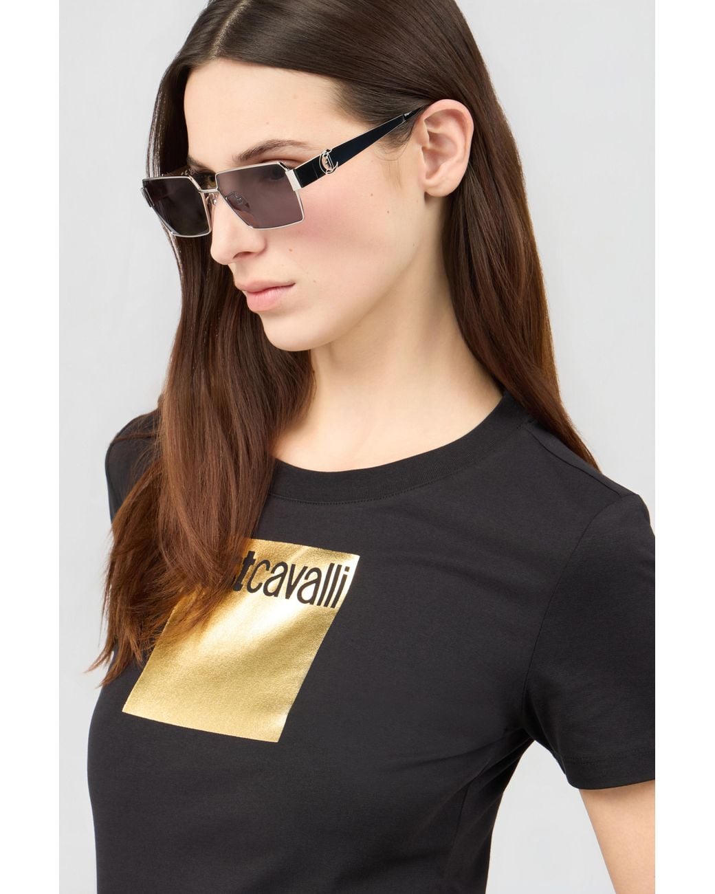 Roberto Cavalli Black Sunglasses Just Cavalli