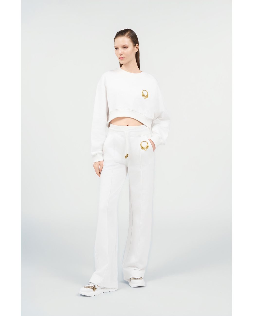 Roberto Cavalli White Roar Trousers