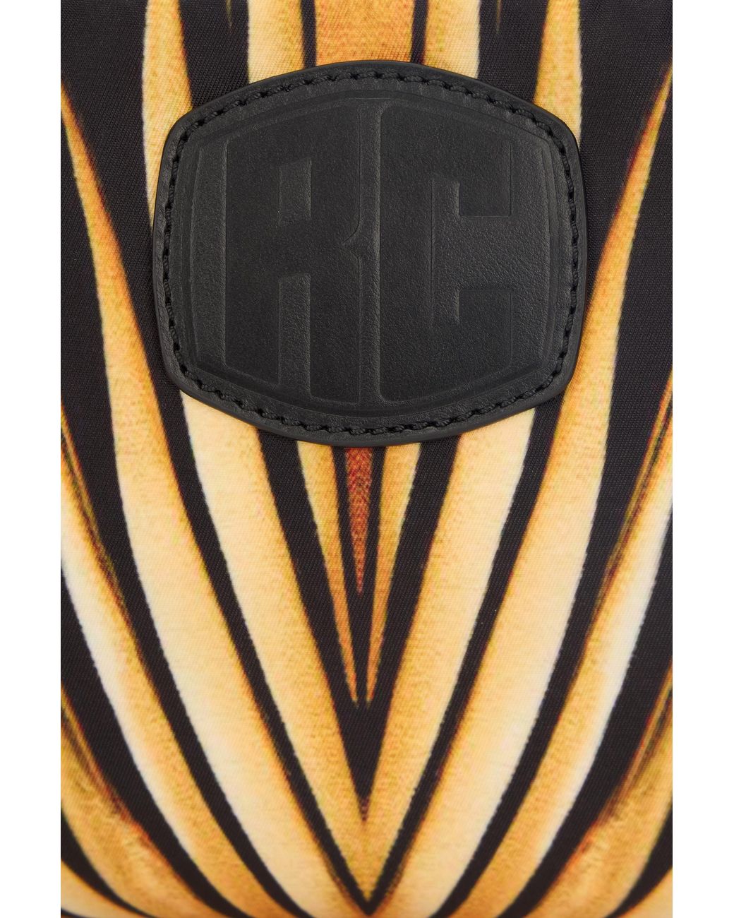 Roberto Cavalli Multicolor Pouch With Ray Of Print for men
