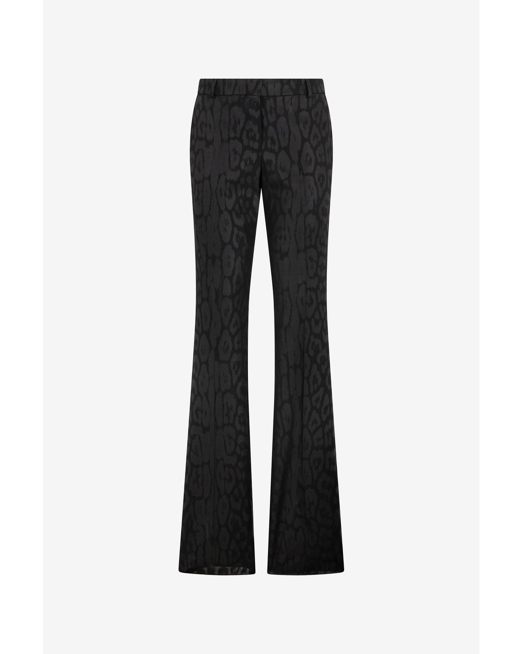 Roberto Cavalli Black Plain Print Trousers