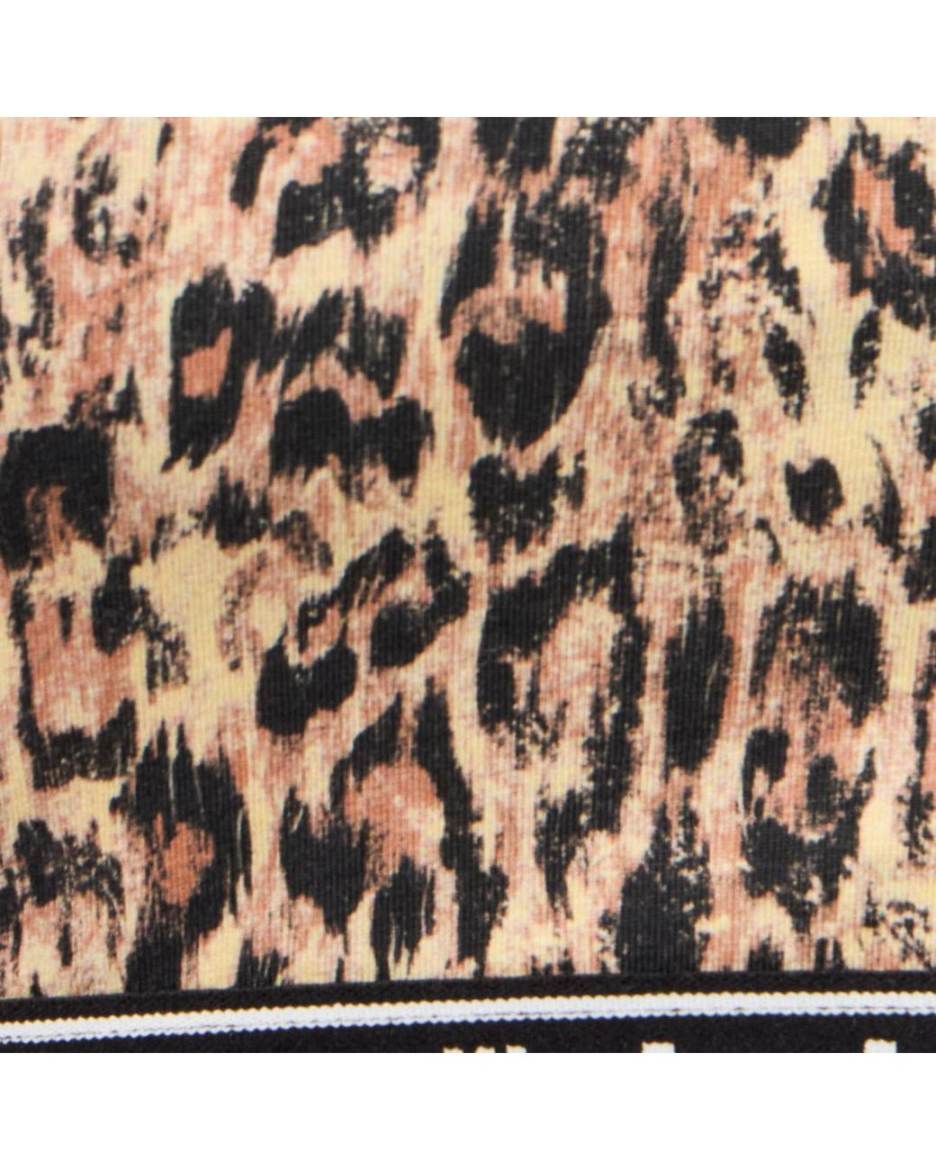Roberto Cavalli Black Jaguar Skin Print Panties
