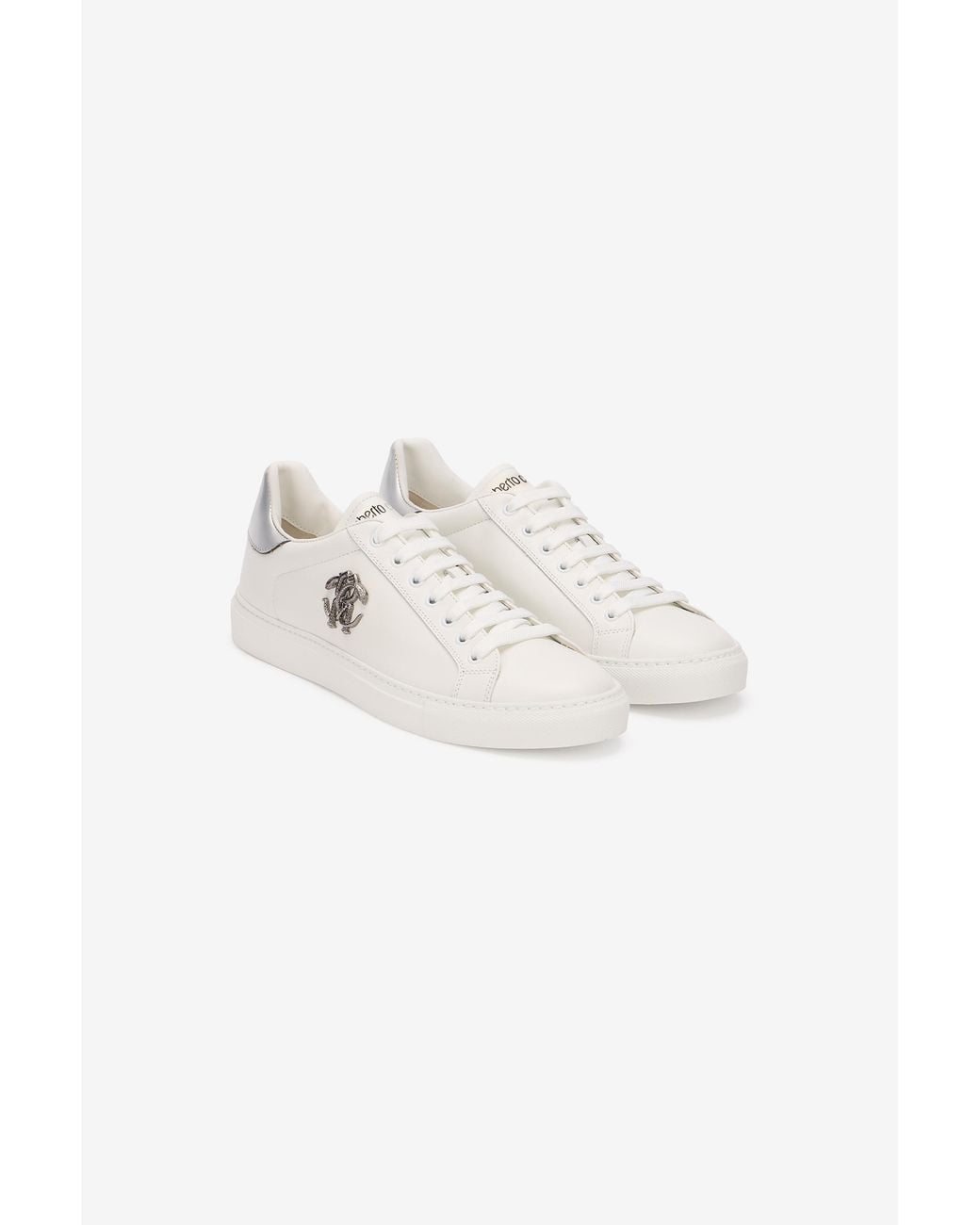 Roberto Cavalli Multicolor Sneaker With Monogram Rc for men