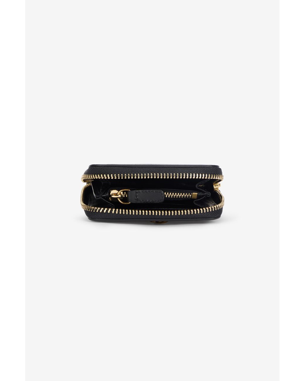 Roberto Cavalli Black Small Wallet With Mirror Snake Monogram