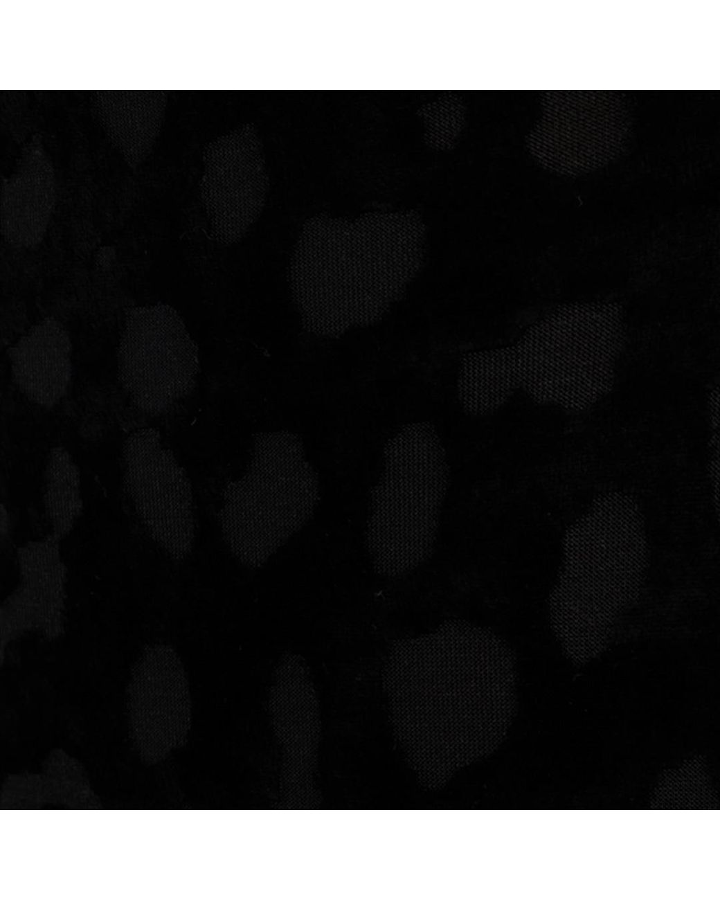 Roberto Cavalli Black Bodysuit With Jaguar Skin Pattern