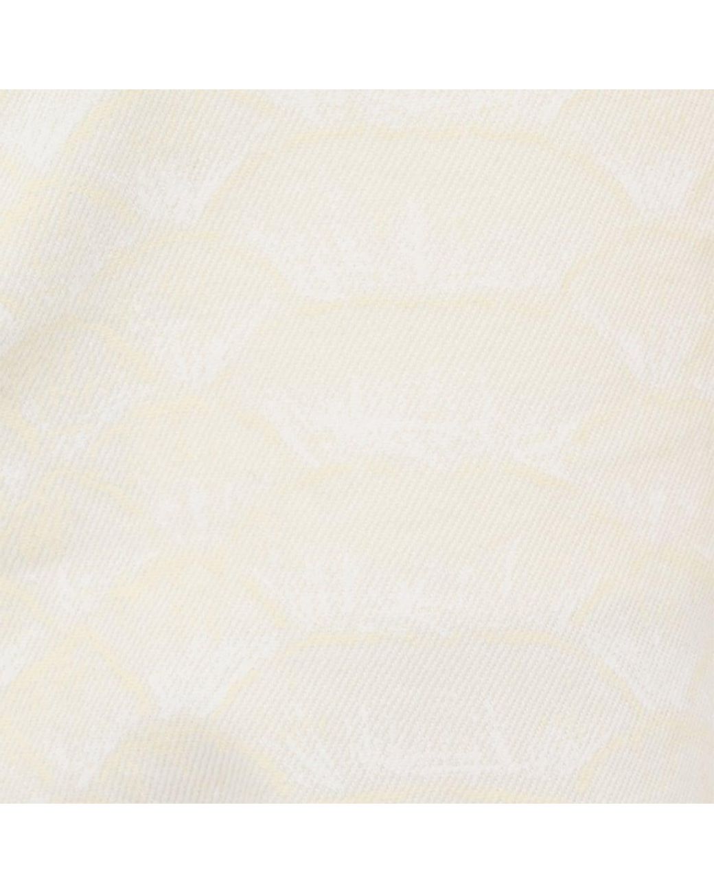 Roberto Cavalli White Straight-Leg Jeans With Scale Print