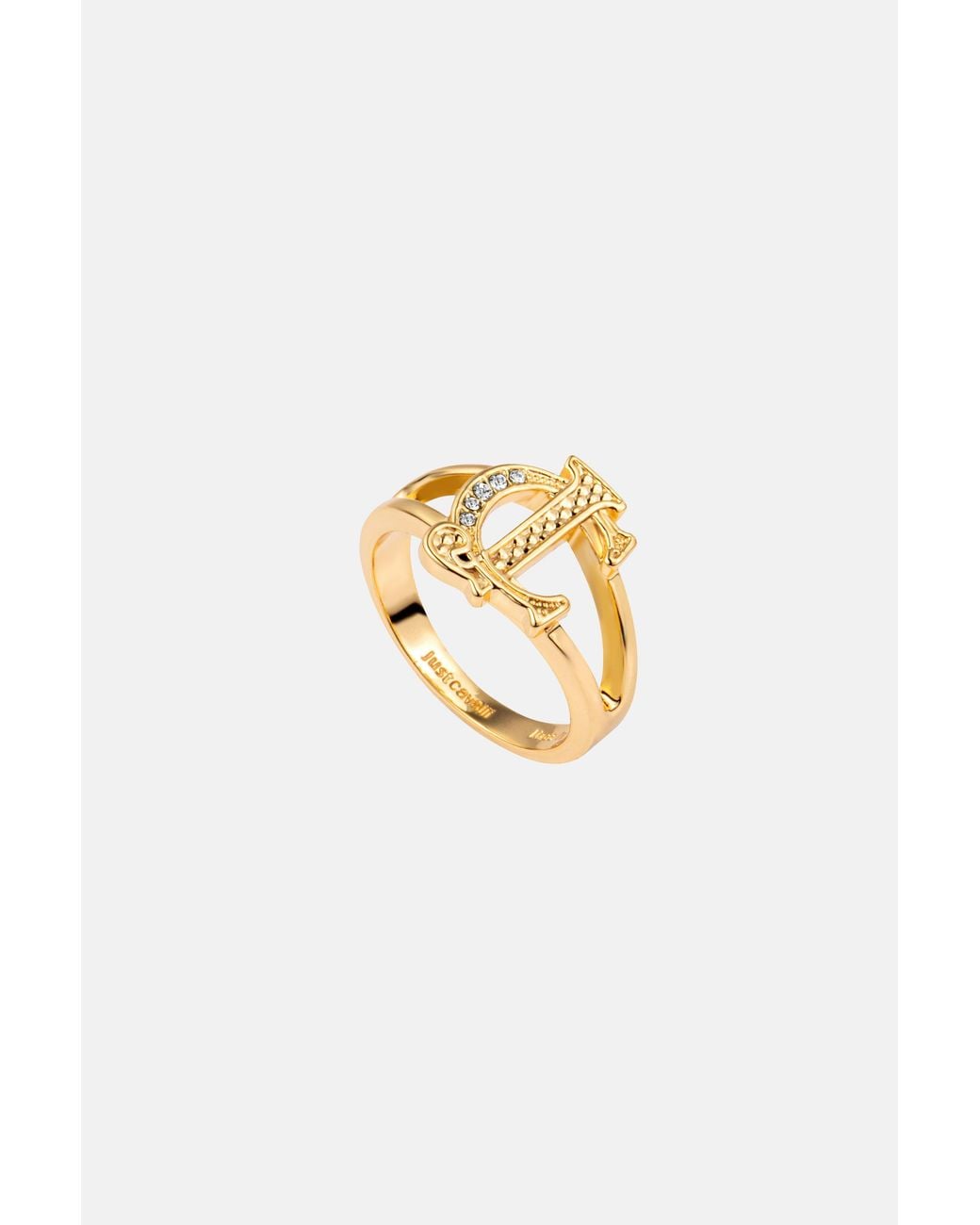 Roberto Cavalli White Just Cavalli Ring