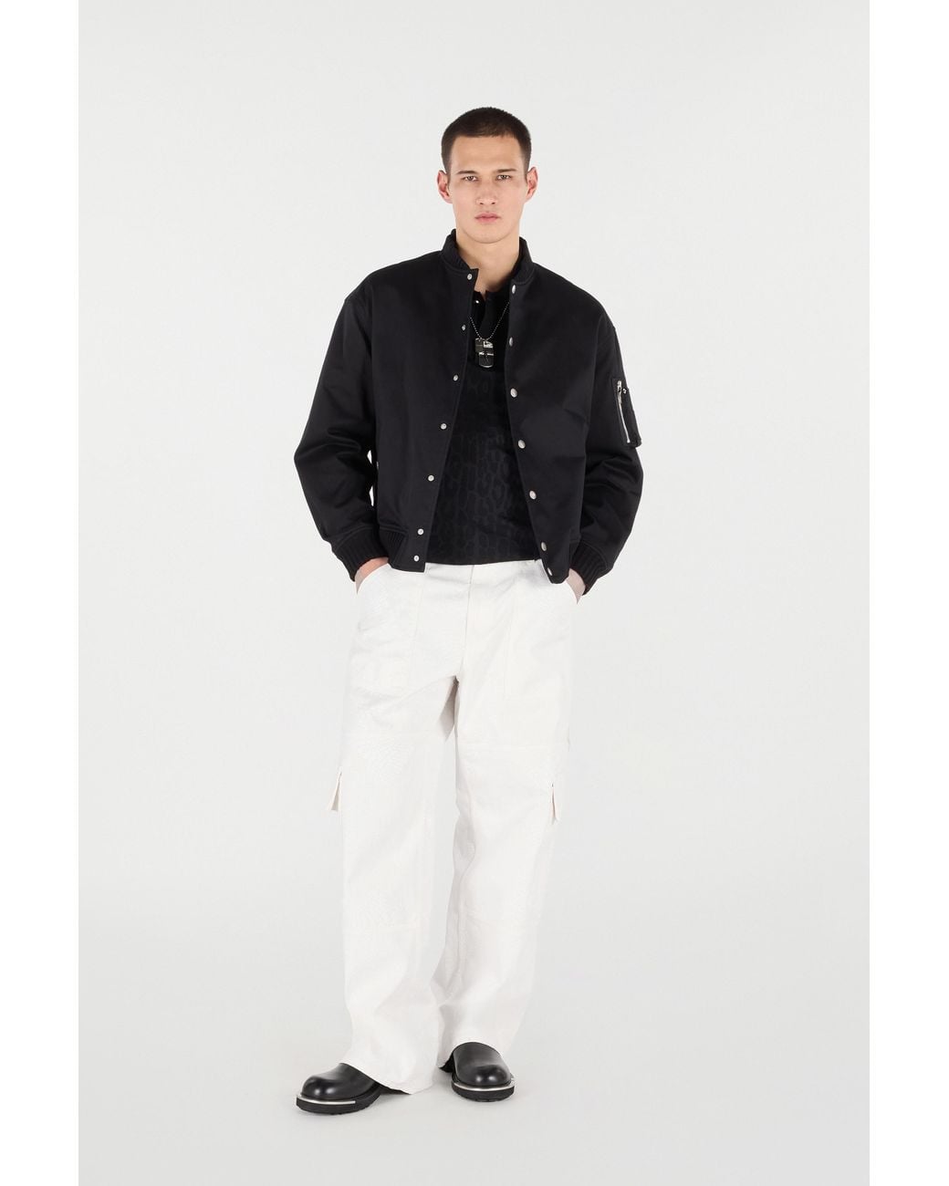 Roberto Cavalli Hose Mit Print Python Und Taschen in White für Herren