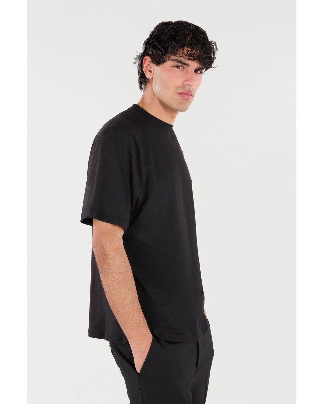 Camiseta Con Parche De Logotipo Roberto Cavalli de hombre de color Black