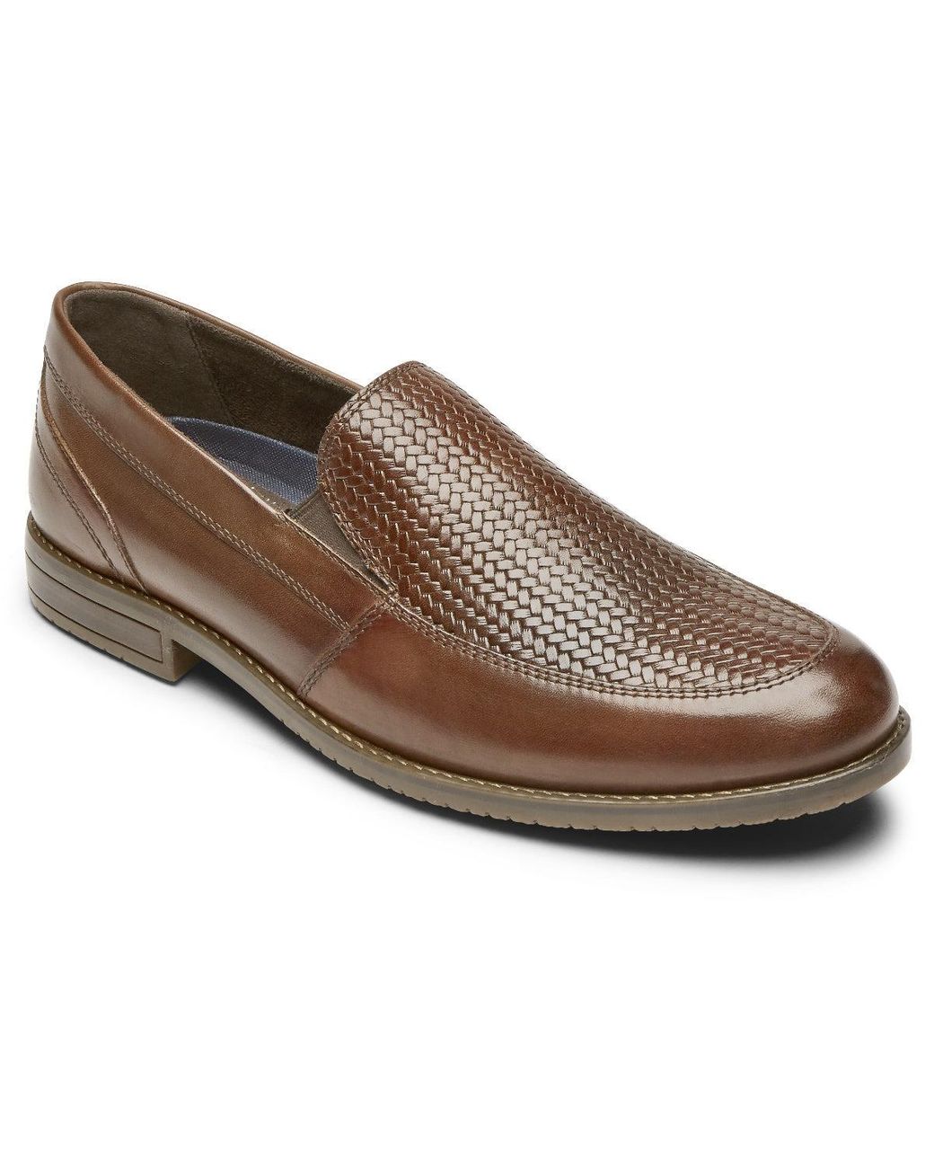 Rockport Style Purpose 3 Woven Loafer Shoes in Brown for Men | Lyst
