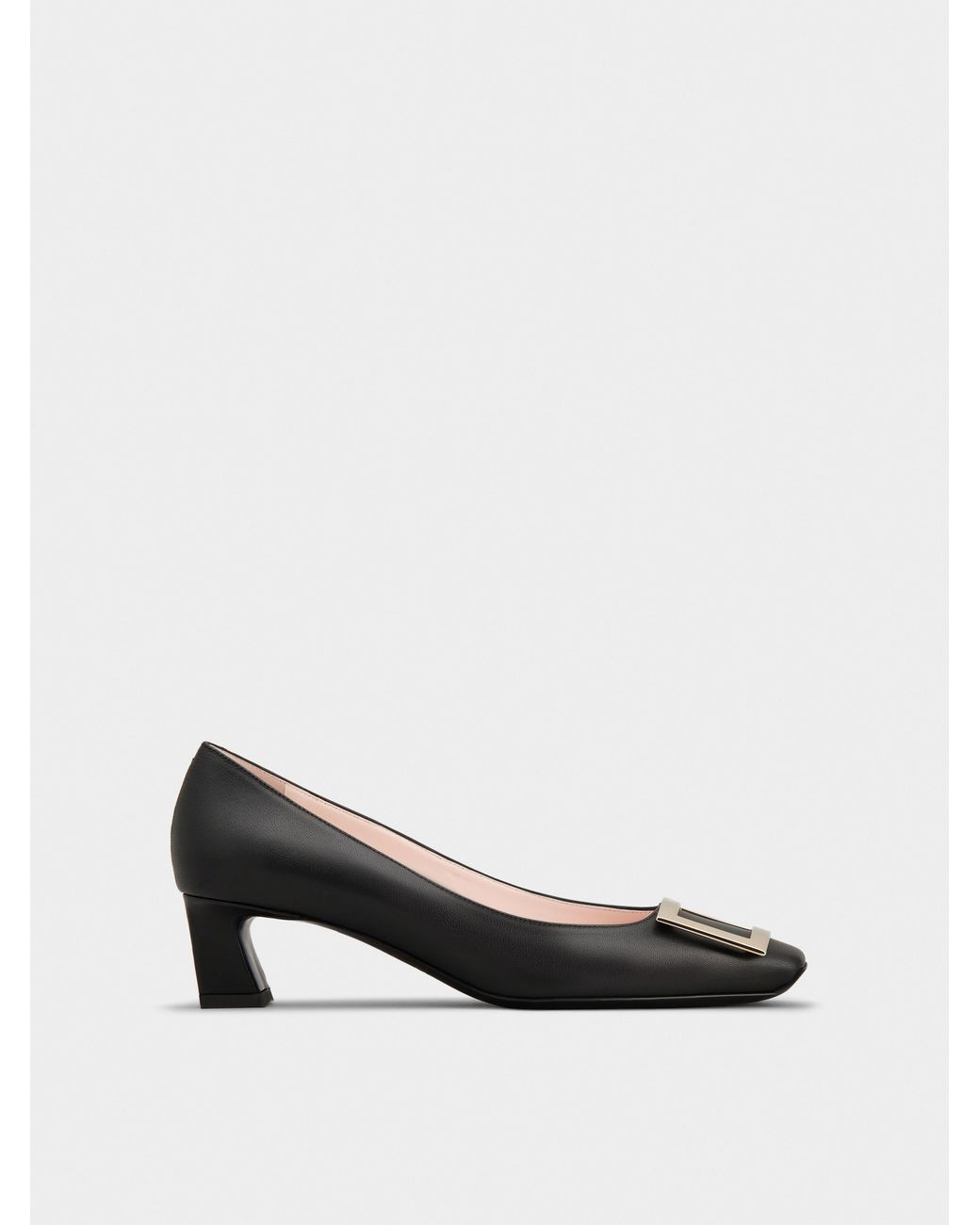 Roger Vivier White Trompette Pumps
