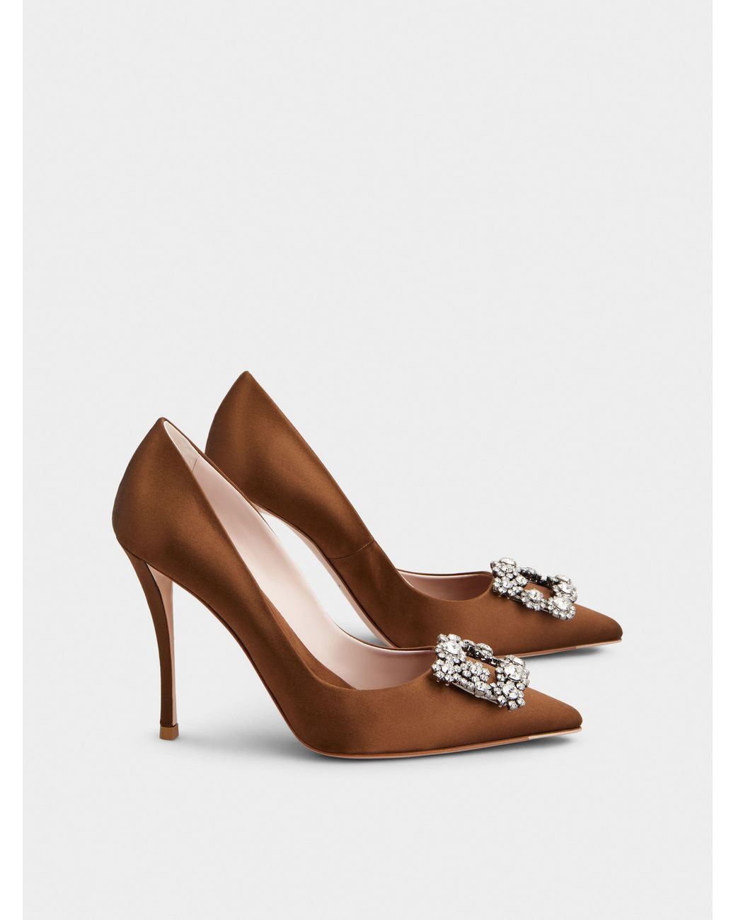 Roger Vivier White Efflorescence Pumps
