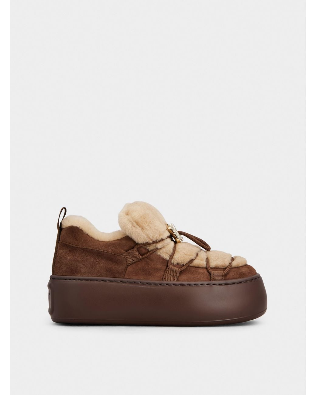 Roger Vivier Brown Viv' Up Sneakers