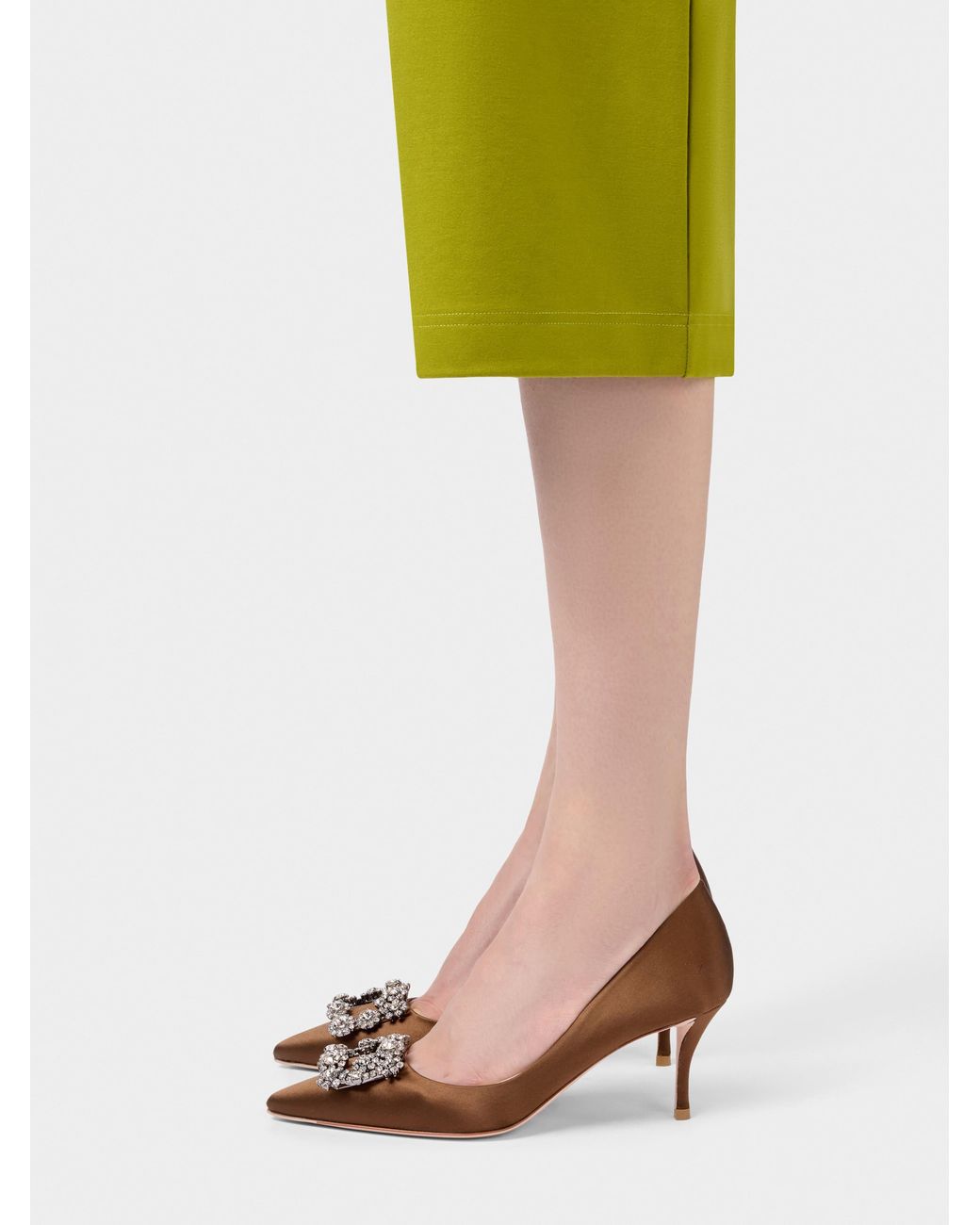 Roger Vivier White Efflorescence Pumps