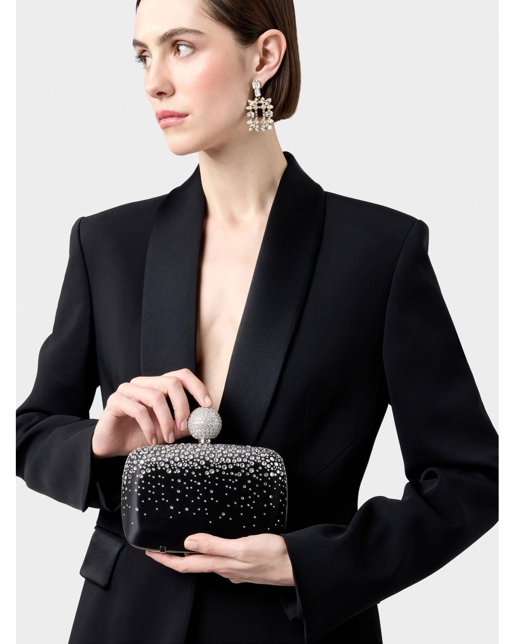 Roger Vivier Black Boite De Nuit Clutch