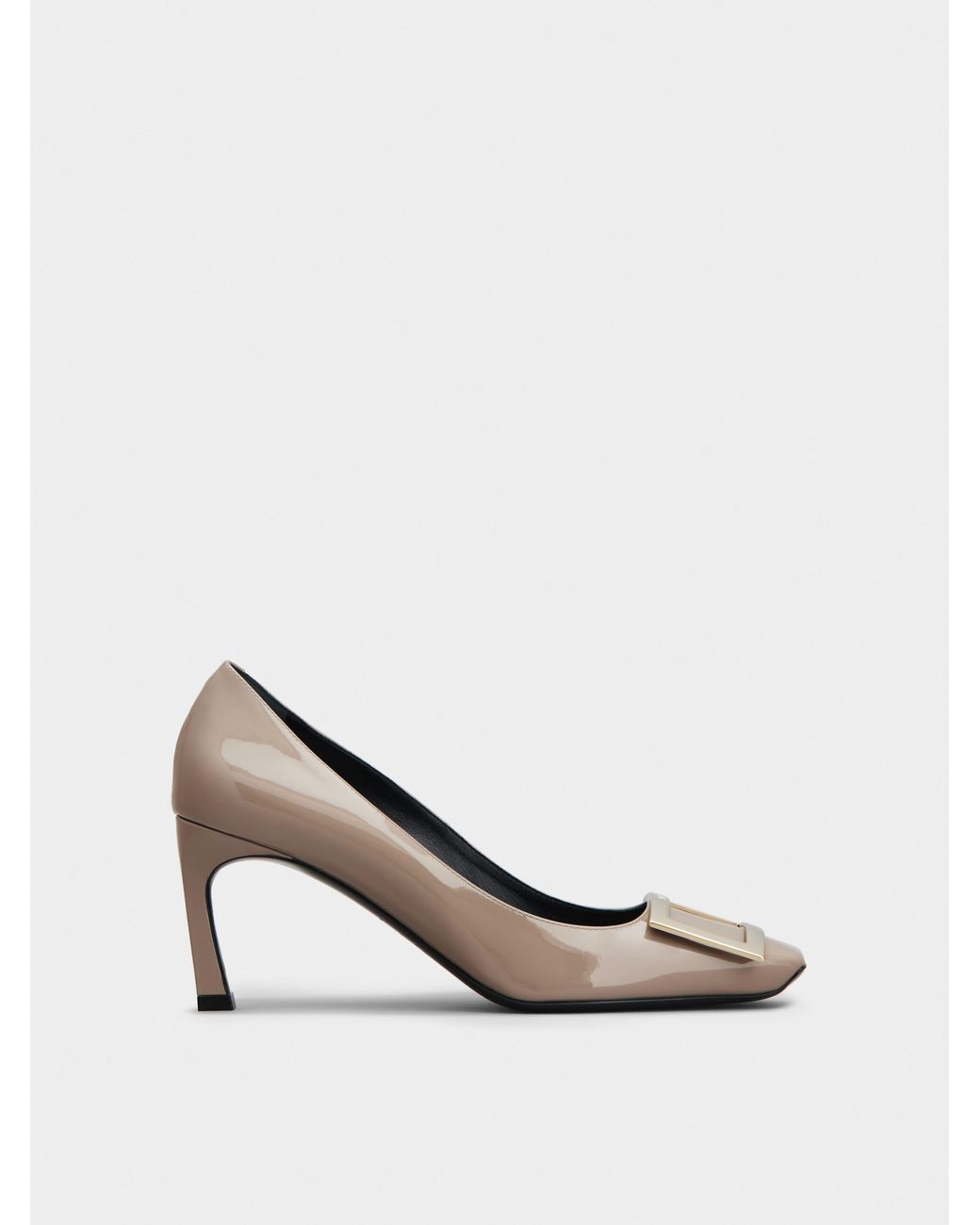 Roger Vivier Gray Belle Vivier Trompette Pumps