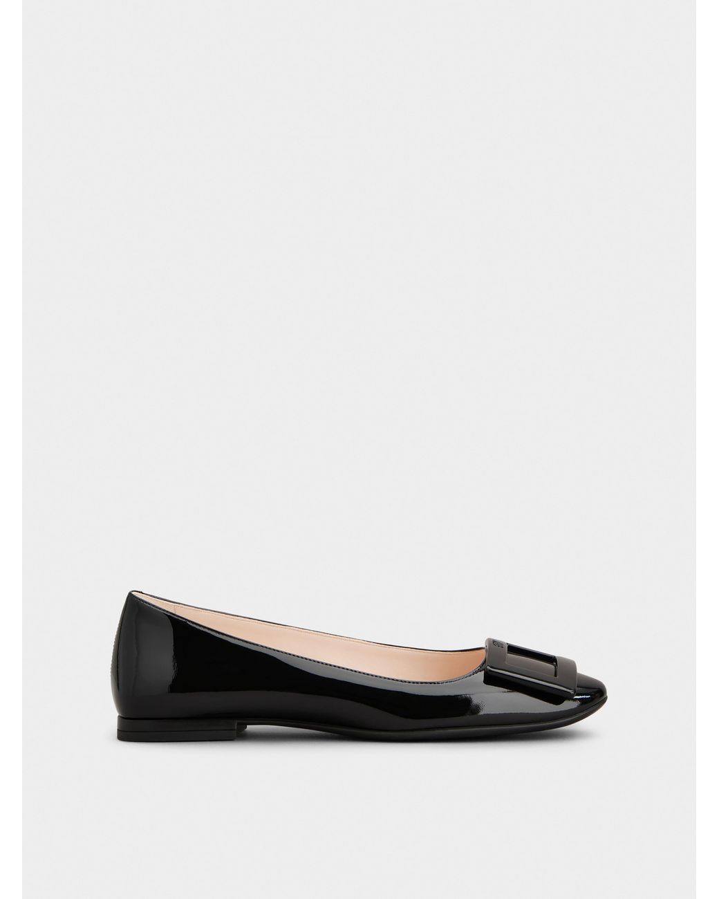 Roger Vivier Black U Look Ballerinas