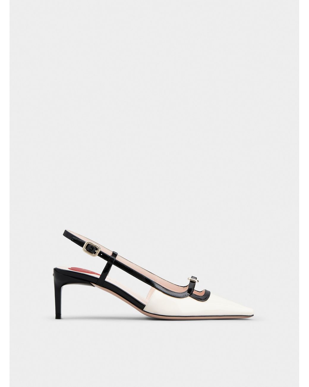 Roger Vivier Natural Viv' Canard Slingback Pumps